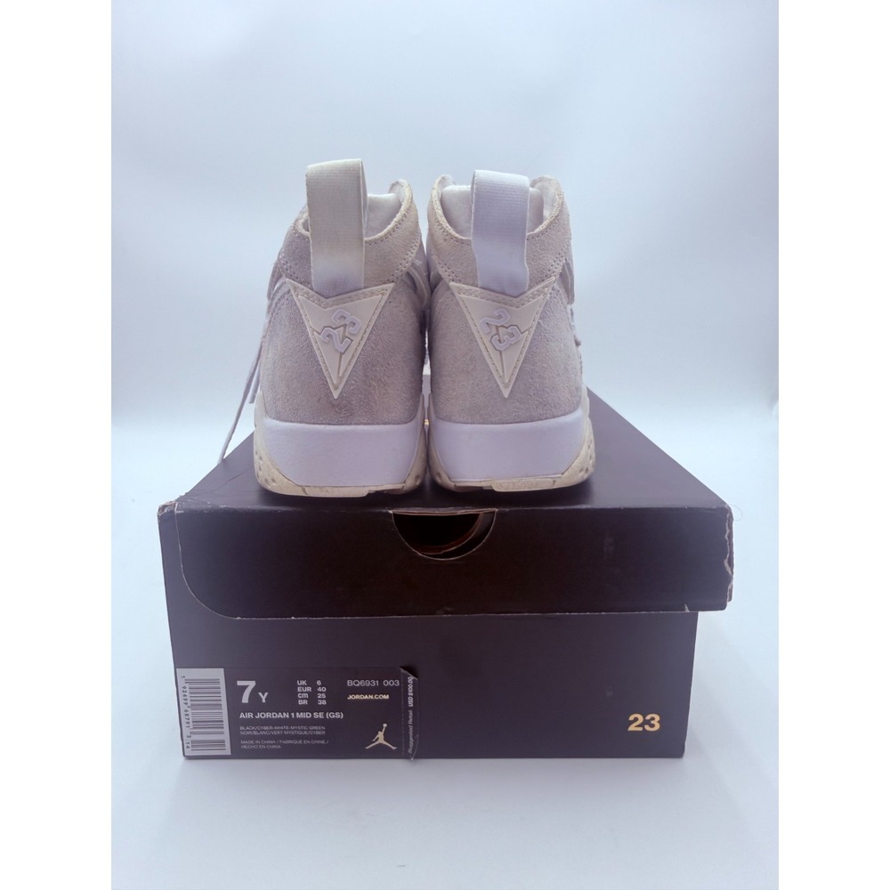 Air Jordan 7 Retro GS Size 5.5Y White Grey DV2255-400 Youth Basketball Shoes - Picture 5 of 5